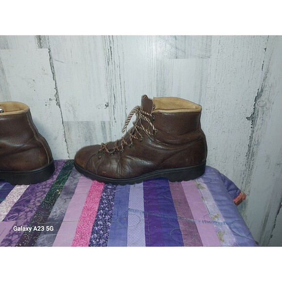 Raichle Switzerland Men Size 6.5 Women 7.5 Brown Leather Hiking Boot main image 10